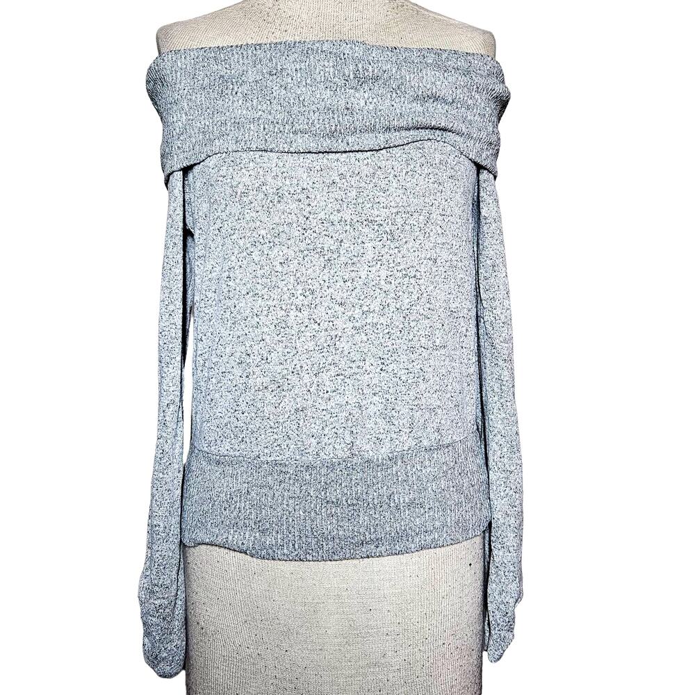 Gray Cold Shoulder Sweater Size Small